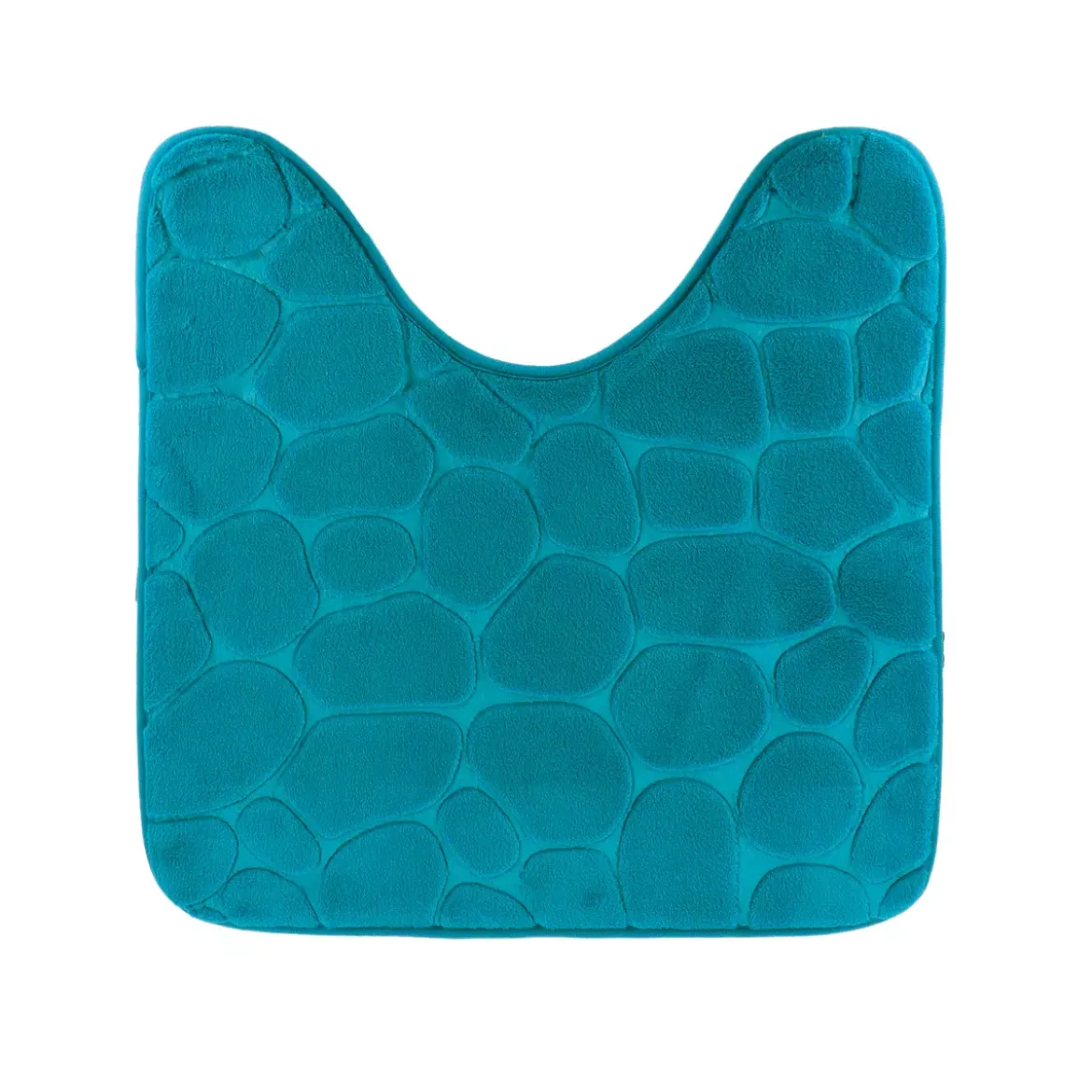 Tappeto per wc con memoria di forma (45 x 50 cm) Galeo Blu ottanio