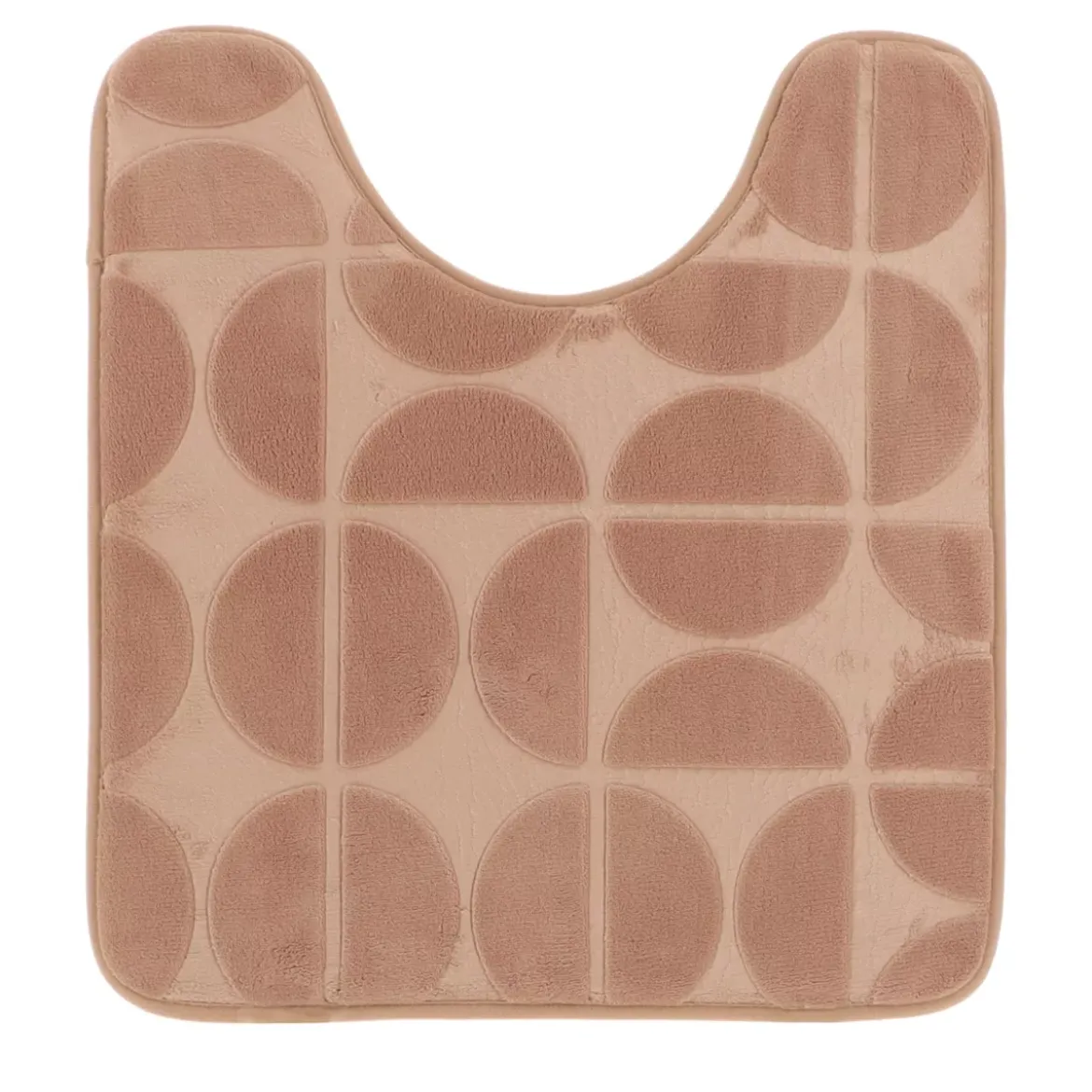 Tappeto per wc con memory foam (45 x 50 cm) Motivo Cappuccino