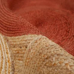 Tappeto da salotto rettangolare in juta tessuto a mano (200 x 300 cm) Tara Terracotta