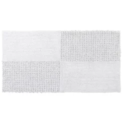 Tappeto da soggiorno cotone (45 x 90 cm) Naël Bianco