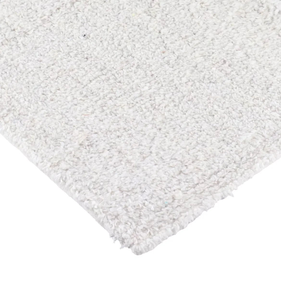 Tappeto da soggiorno cotone (45 x 90 cm) Naël Bianco