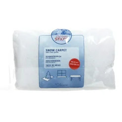 Tappeto di neve rettangolare Pailleté argento Lung.250 cm