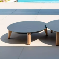 Tavolino rotondo (P68 cm) Monte Carlo Antracite