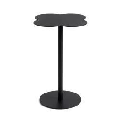 Tavolino d'appoggio in metallo (H53 cm) Lysa Nero
