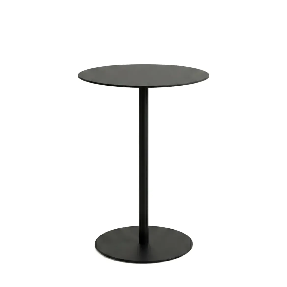 Tavolino in metallo (H53 cm) Lugani Nero