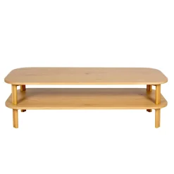 Tavolino rettangolare in rovere (130 cm) Oakland Naturale