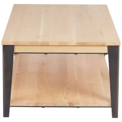 Tavolino rettangolare in rovere massiccio (120 cm) Bristol Naturale