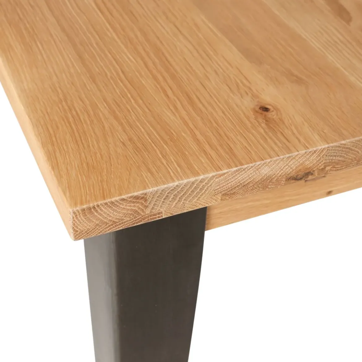 Tavolo da bar quadrato in rovere massiccio (H90 cm) Bristol Naturale