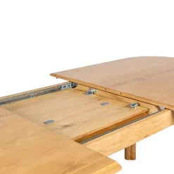 Tavolo rettangolare allungabile con prolunga in rovere (200 cm) Oakland Naturale