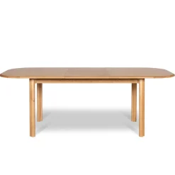 Tavolo rettangolare allungabile con prolunga in rovere (160 cm) Oakland Naturale