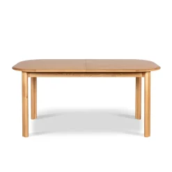 Tavolo rettangolare allungabile con prolunga in rovere (160 cm) Oakland Naturale