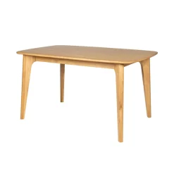 Tavolo rettangolare allungabile in rovere (140 cm) Bilbao Naturale