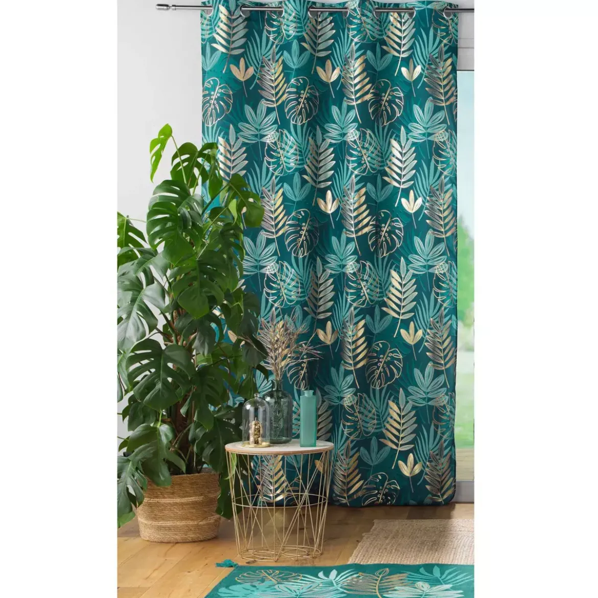 Tenda (140 x 260 cm) Ornella Verde smeraldo
