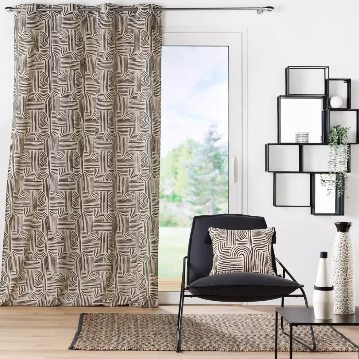 Tenda (140 x 240 cm) Pandore Nero