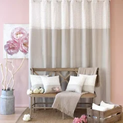 Tenda (140 x 240 cm) Romantica pizzo Naturale