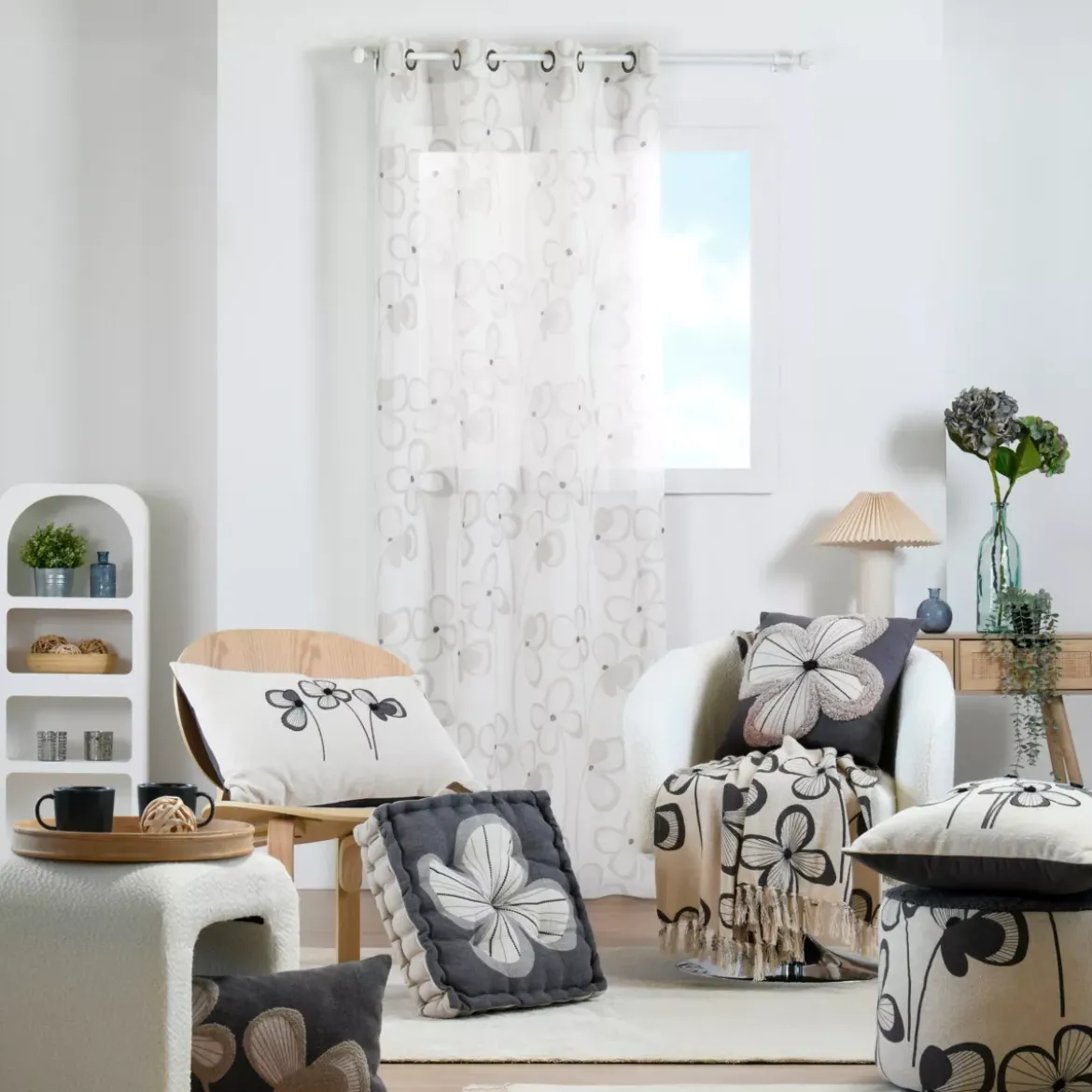Tenda (135 x 260 cm) Tilda Ecru