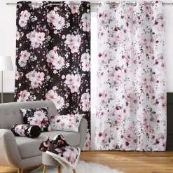 Tenda (140 x 240 cm) Velvet flower Bianco