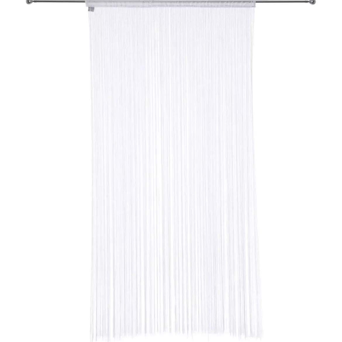 Tenda a fili (90 x H200 cm) Tinta unita Bianco