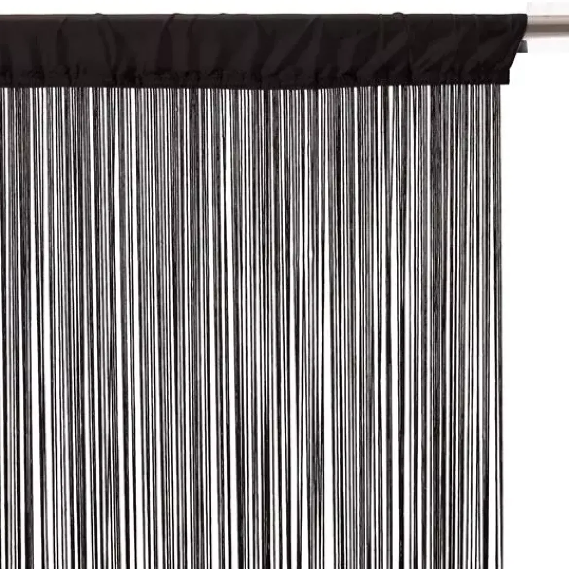 Tenda a fili (90 x H200 cm) Uni Nero