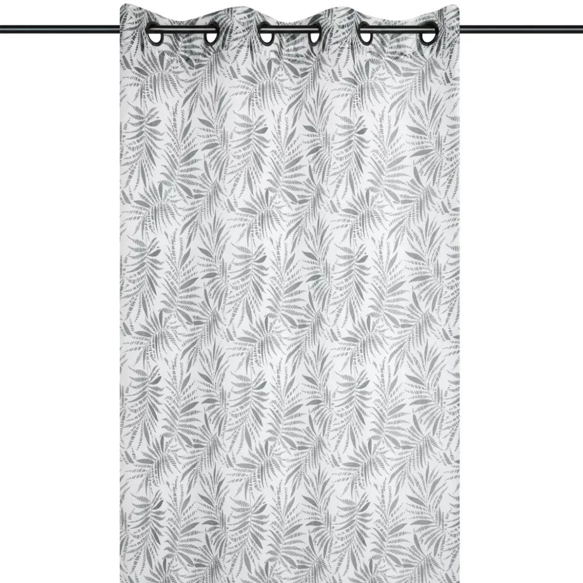 Tenda a occhielli (140 x 260 cm) Ziana Nero