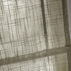 Tenda a pacchetto con passanti nascosti (90 x 180 cm) Robin Verde rosmarino
