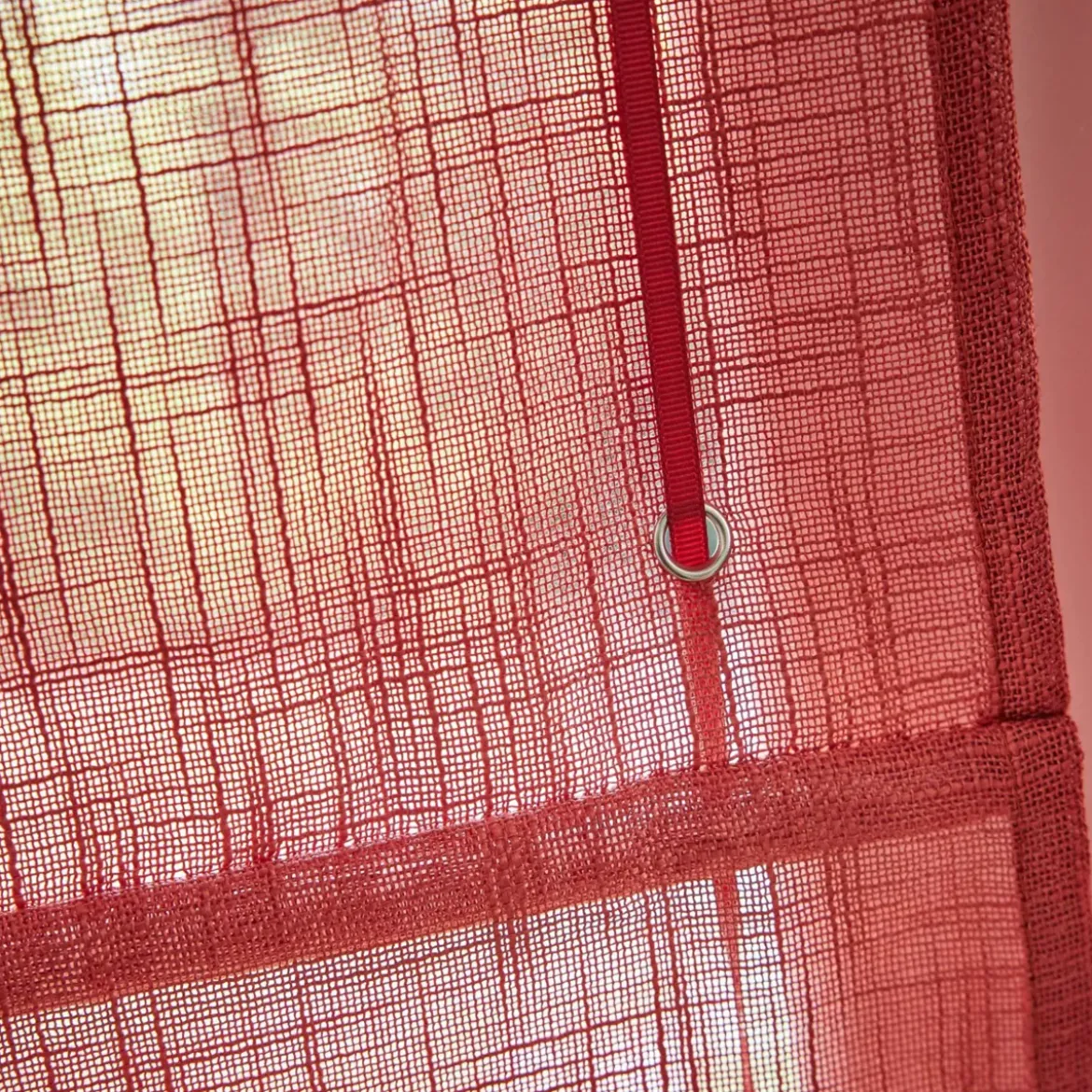 Tenda a pacchetto passanti nascosti (90 x 180 cm) Robin Terracotta