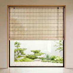 Tenda a rullo con bastoncini di bambù (200 x 200 cm) Bali Naturale