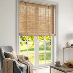 Tenda a rullo esterna effetto rattan (120 x 180 cm) Tanoa Beige