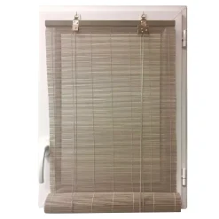 Tenda a rullo in legno (40 x 180 cm) Bambù Grigio