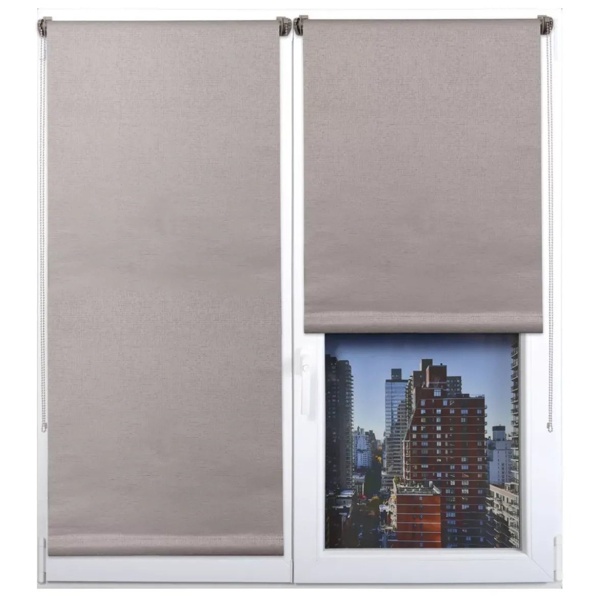 Tenda a rullo oscurante (45 x 180 cm) Lio Tortora