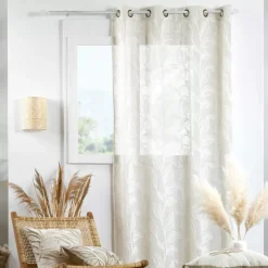 Tenda ad occhielli (140 x 260 cm) Hemera Ecru