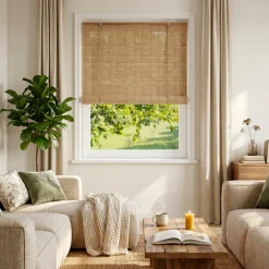 Tenda avvolgibile esterna effetto rattan (90 x 180 cm) Tanoa Beige