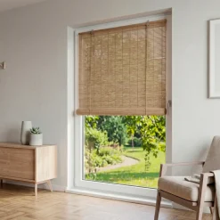 Tenda avvolgibile esterna effetto rattan (150 x 180 cm) Tanoa Beige