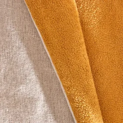 Tenda bouclé (140 x 180 cm) Ava Giallo ocra