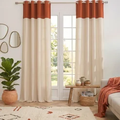 Tenda bouclé (180 x 260 cm) Ava Terracotta