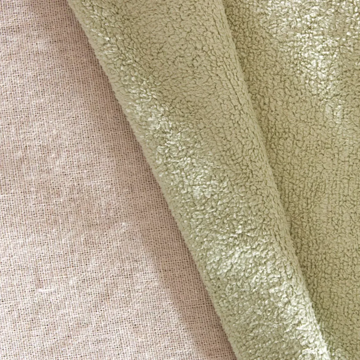 Tenda bouclé (140 x 240 cm) Ava Verde rosmarino