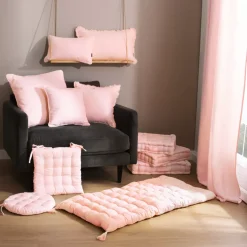 Tenda cotone (140 x 260 cm) Kala Rosa cipria