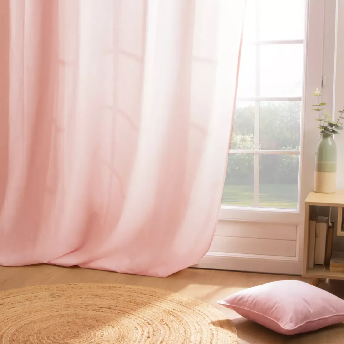 Tenda cotone (140 x 260 cm) Kala Rosa cipria