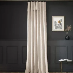 Tenda cotone regolabile (140 x max 270 cm) Sixtine Beige