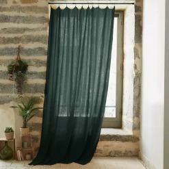 Tenda garza di cotone regolabile (180 x 300 cm) Gaïa Verde abete