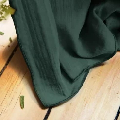 Tenda garza di cotone regolabile (180 x 300 cm) Gaïa Verde abete