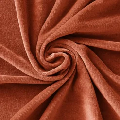 Tenda iin velluto di cotone regolabile (140 x max 270 cm) Victor Terracotta