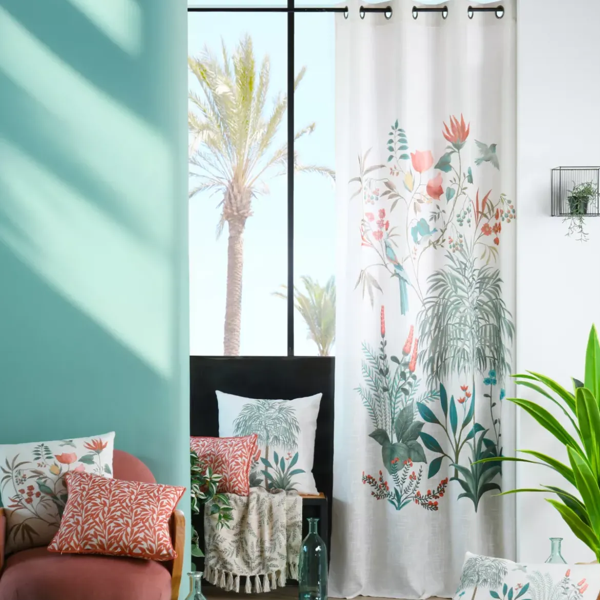 Tenda in cotone (140 x 260 cm) Antillia Multicolore