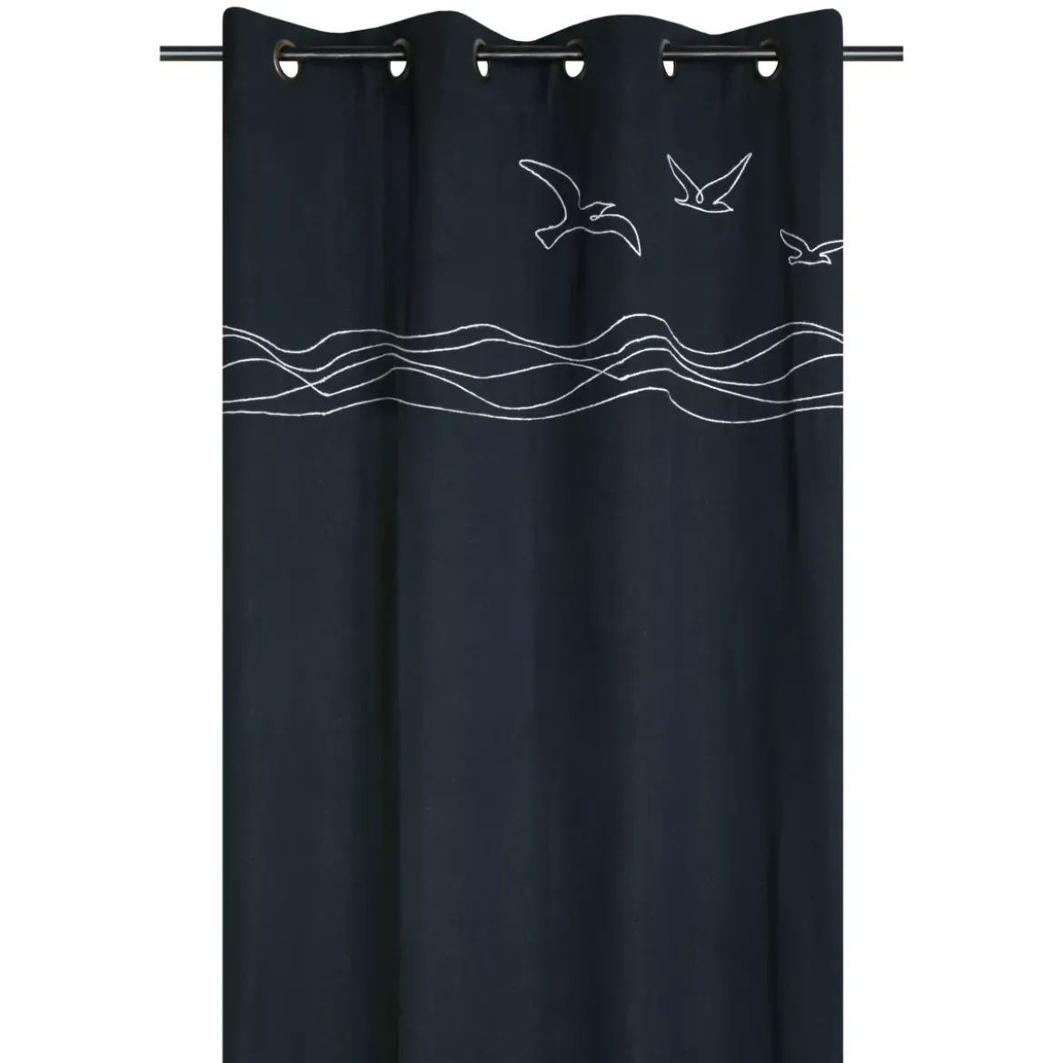 Tenda in cotone (140 x 260 cm) Bordemer Blu navy