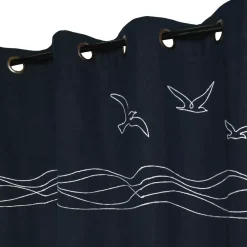 Tenda in cotone (140 x 260 cm) Bordemer Blu navy