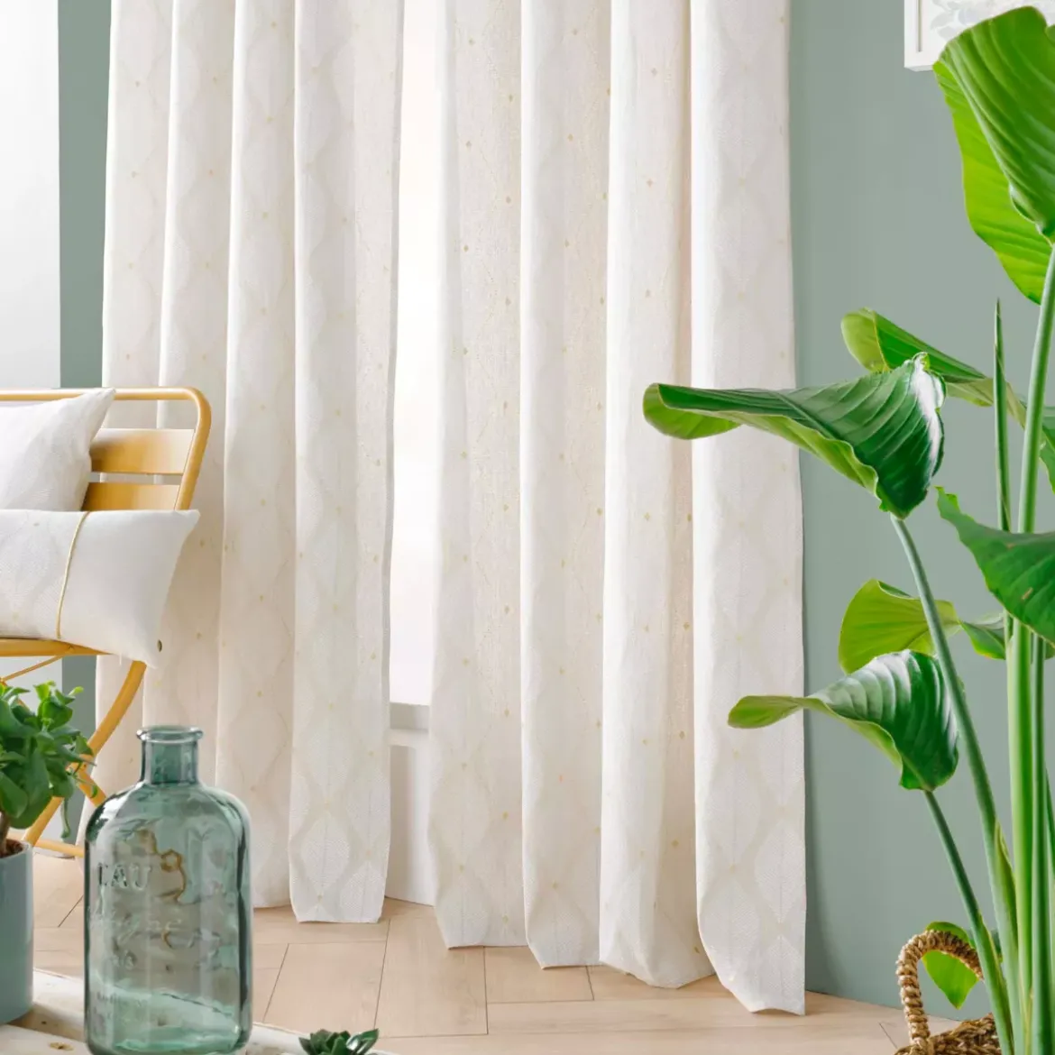 Tenda in cotone (140 x 240 cm) Maho Bianco