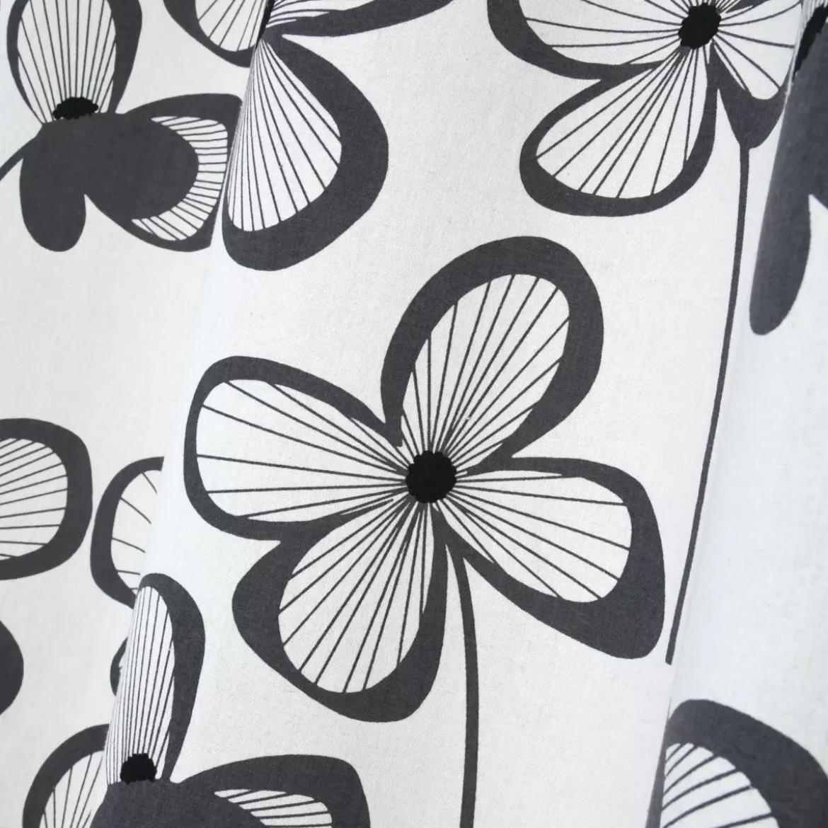 Tenda in cotone (140 x 260 cm) Tilda Grigio