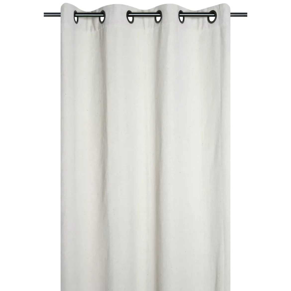 Tenda in cotone tessuto (140 x 260 cm) Monaco Ecru
