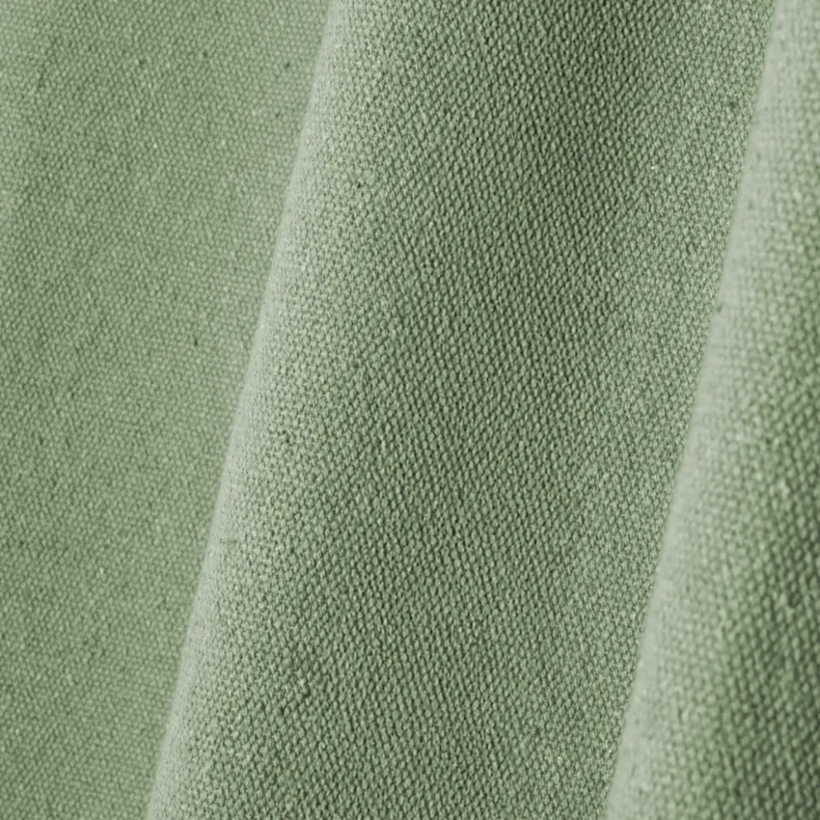 Tenda in cotone tessuto (140 x 260 cm) Monaco Verde salvia