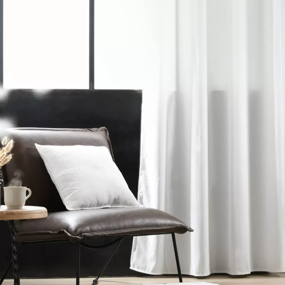 Tenda in velluto (140 x 260 cm) Dandy Ecru